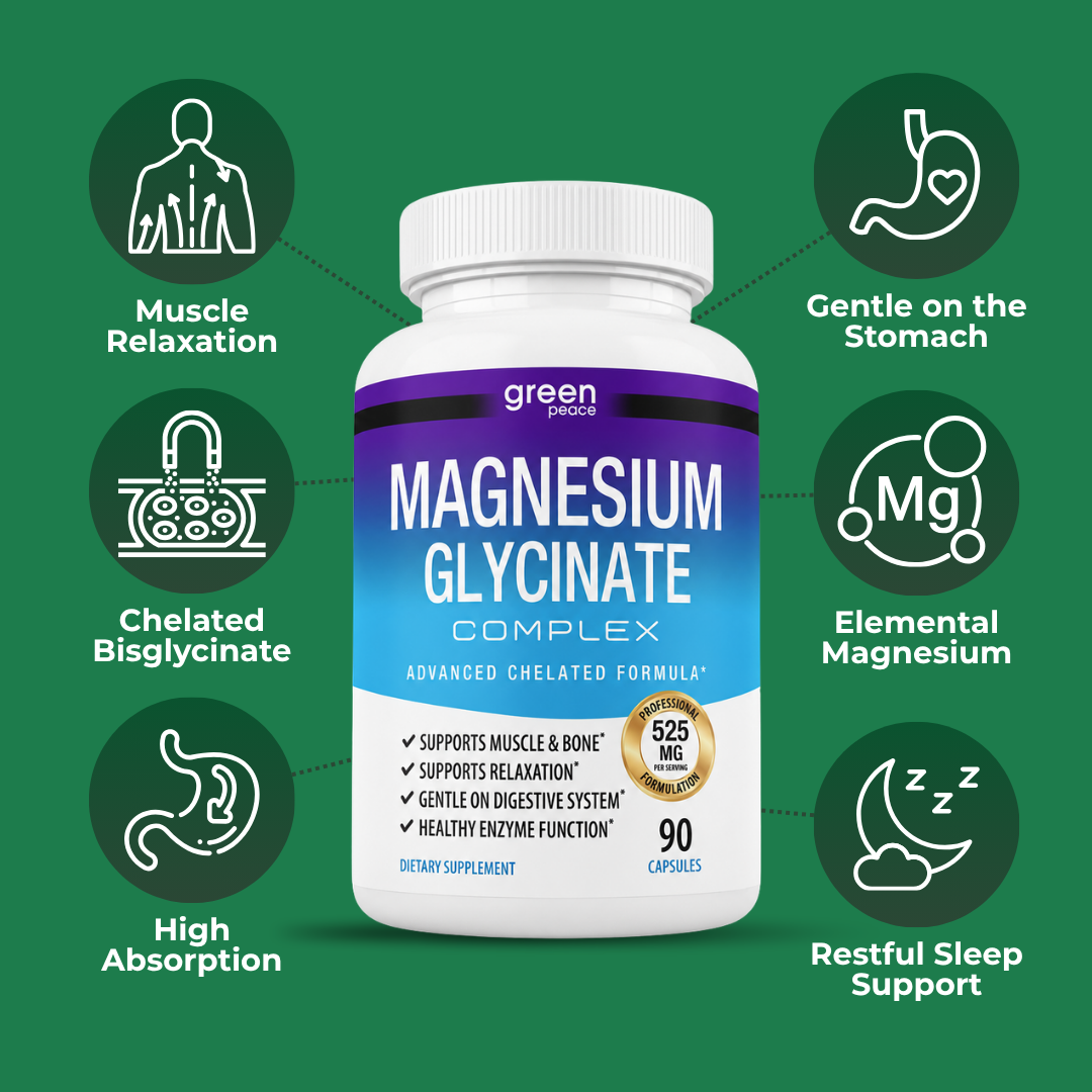 High absorption magnesium glycinate capsules
