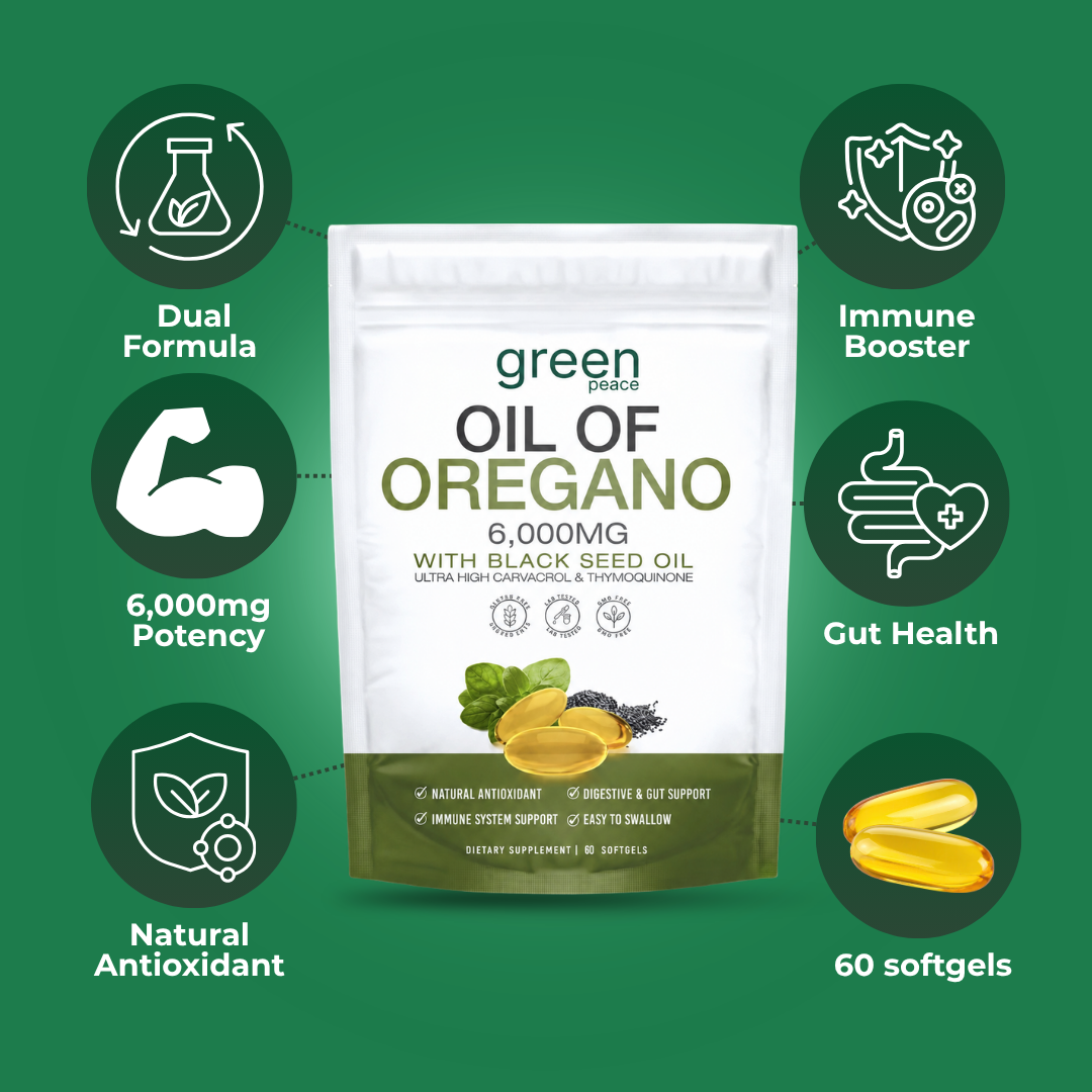 Green Peace Oil of Oregano daily softgel