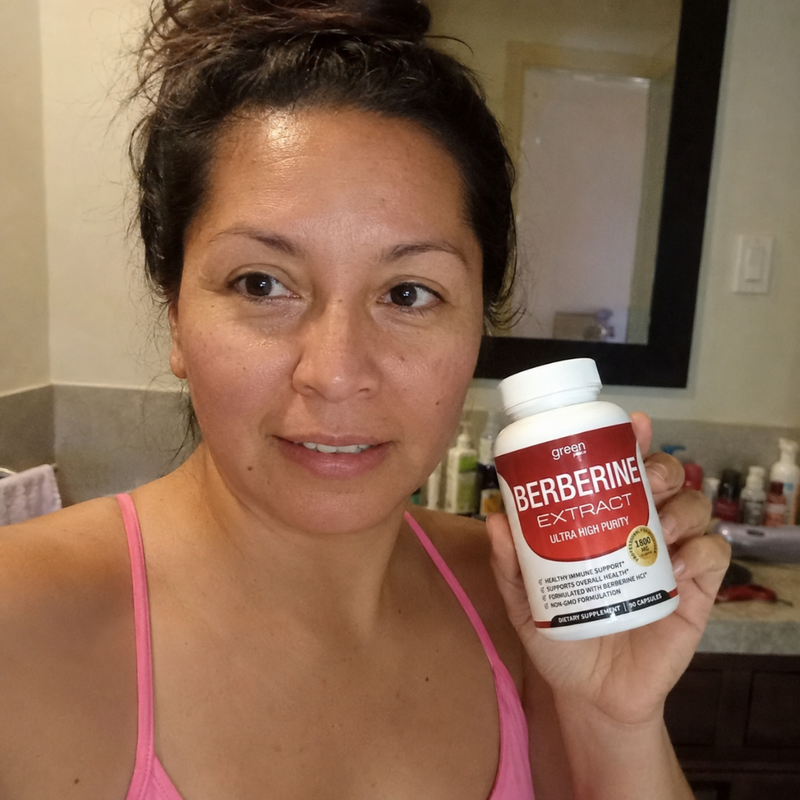 Customer with berberine HCl supplement