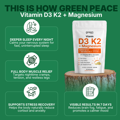 Vitamin D3 + K2 Softgels