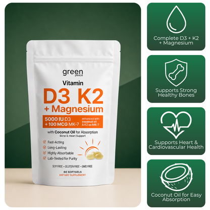 Vitamin D3 + K2 Softgels